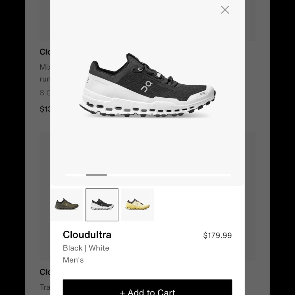On-running cloud ultra size 12.5. Worn at most 3 times.